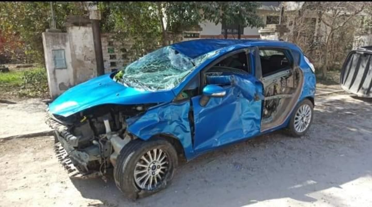 La víctima es una mujer que resultó con heridas leves. (Gentileza Facebook Emilio Emiliano)
