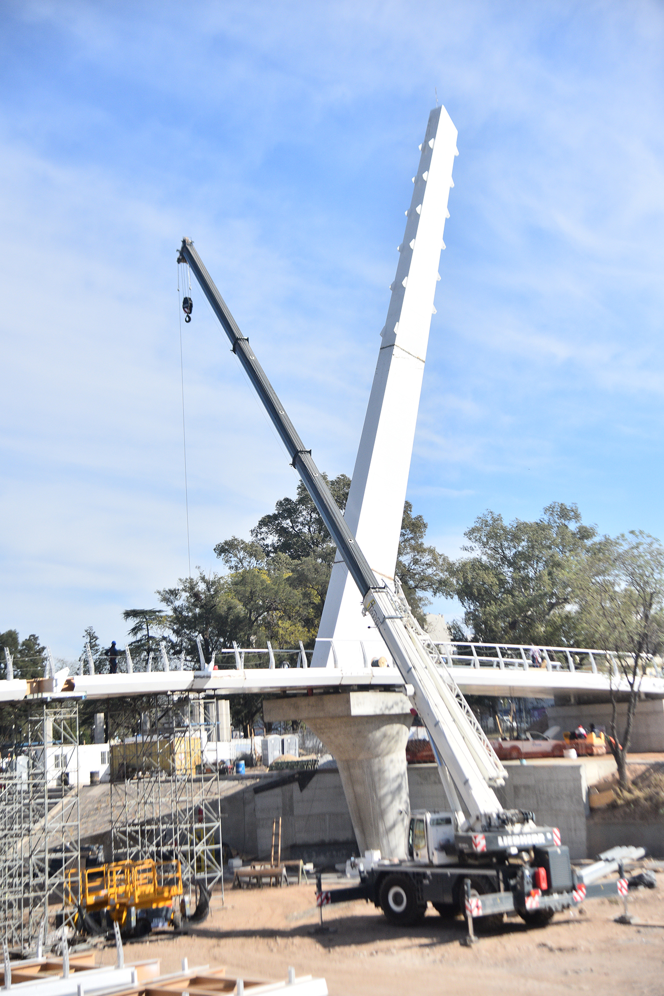 Avance de obra de plaza Austria Foto: (Pedro Castillo / La Voz)