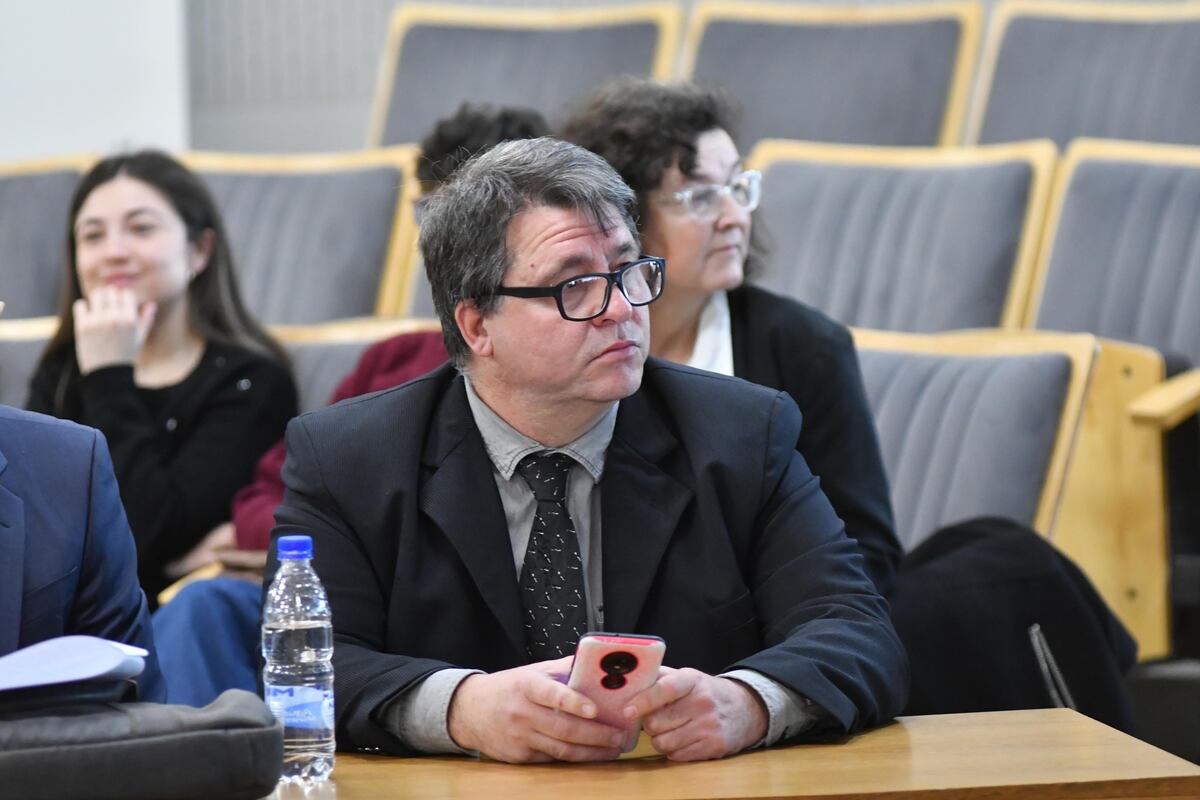 Juicio por el caso de Solange Musse en Río Cuarto. El médico  Andrada, uno de los dos imputados. (Tomy Fragueiro/La Voz)