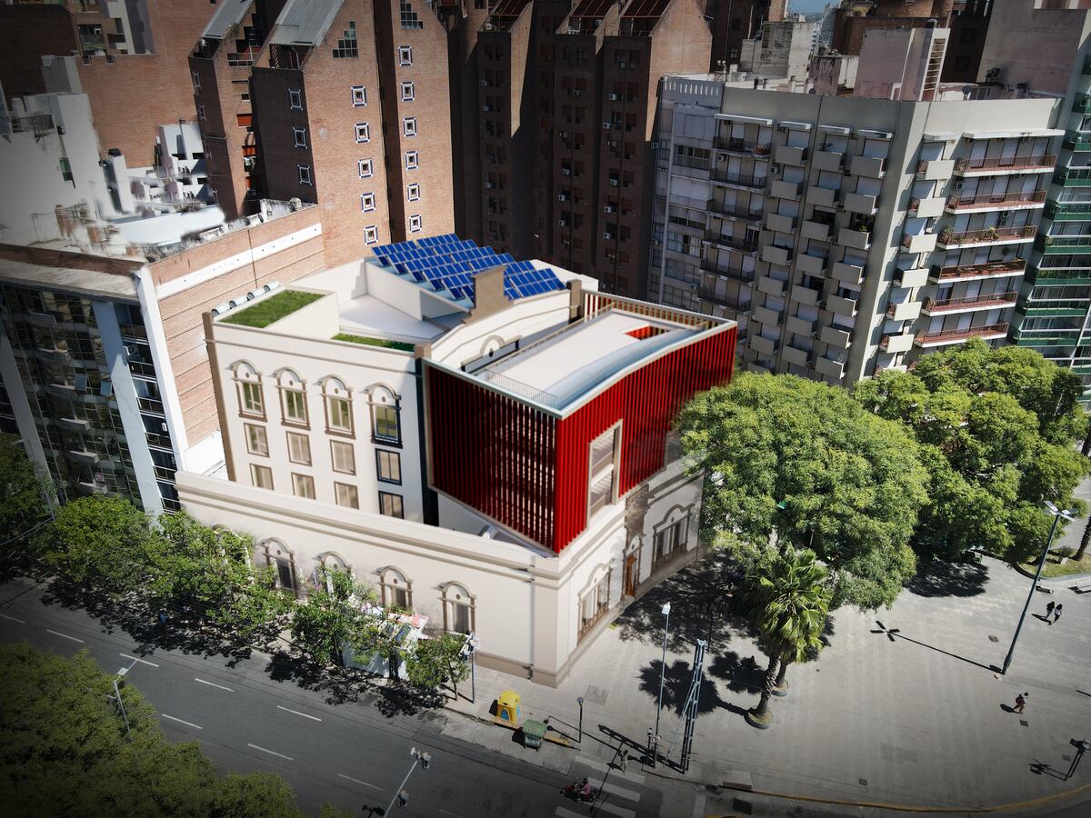 Así es la propuesta de un grupo de arquitectos para intervenir la Casa Radical. (La Voz)