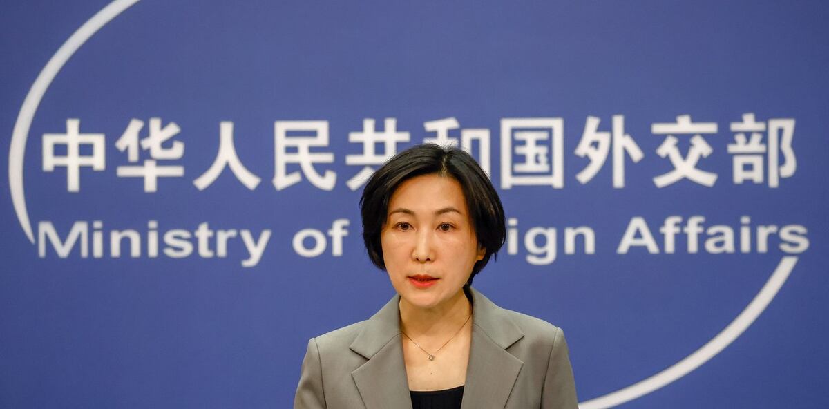 La vocera del ministerio de Relaciones Exteriores de China, Mao Ning, criticó la decisión del gobierno de Trump. Foto EFE/Mark R. Cristino.