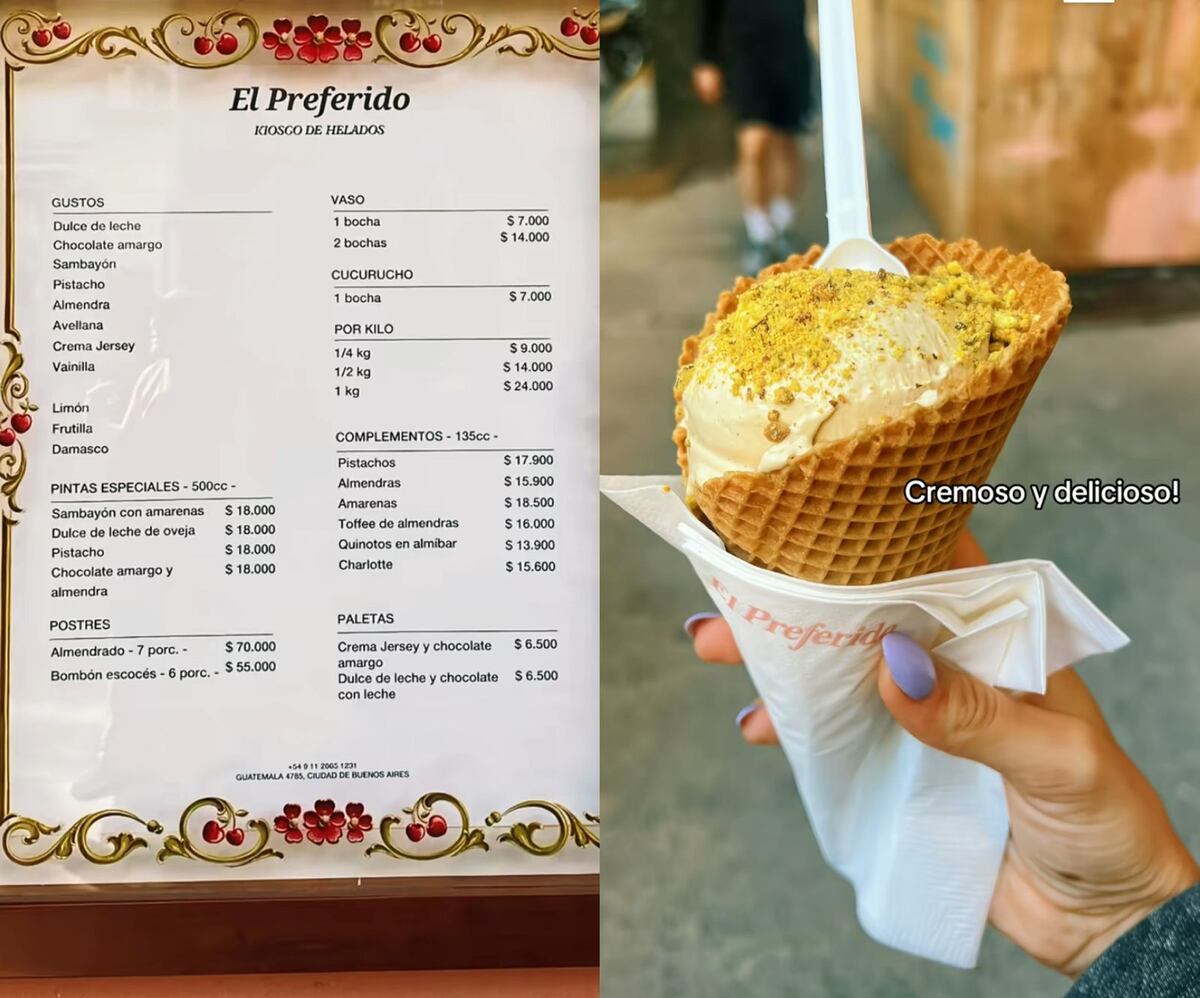 El Preferido lanzó su "kiosko" de helados.