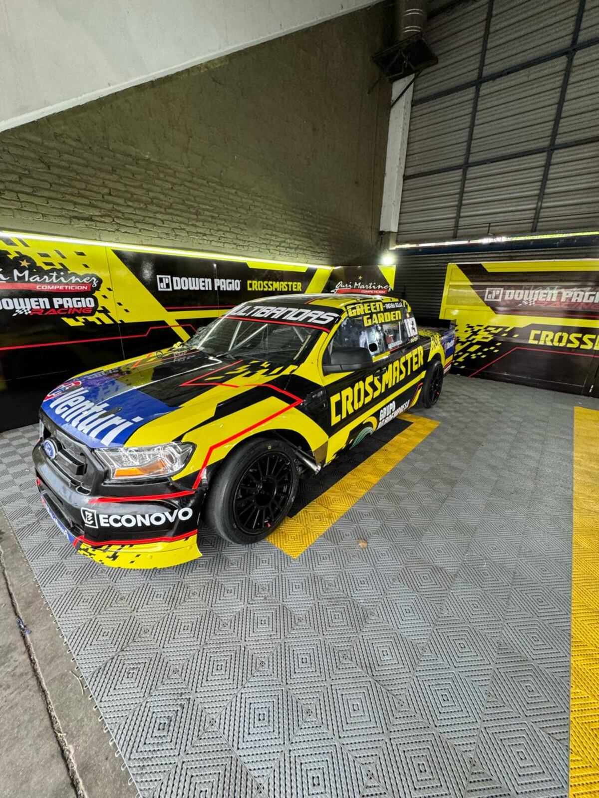 El cordobés de Villa Allende, Rodrigo Lugón (Ford Ranger), tuvo un gran debut en el equipo del "Guri" Martínez, al marcar el mejor tiempo en la primera del TC Pick Up en La Plata. (Gentileza)