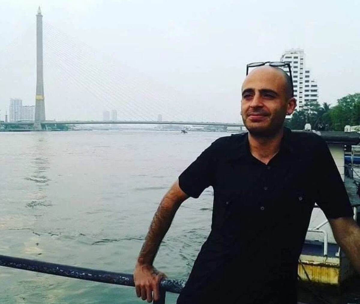 En Bangkok, el cordobés trotamundos. (Gentileza GL)