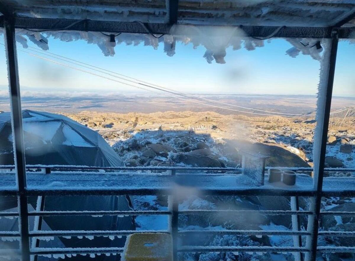 Córdoba. Nevada en Altas Cumbres. (Parador Giulio Cesare)