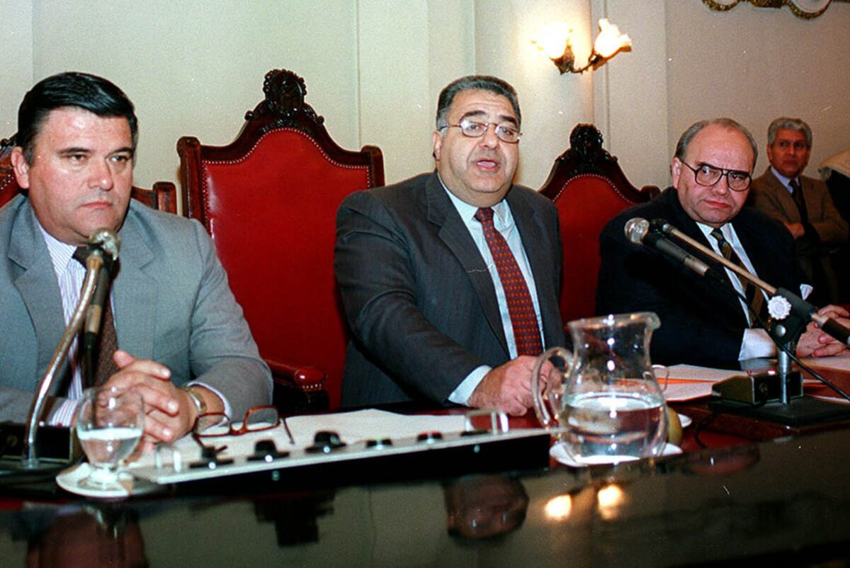 Balian, en la Legislatura de Córdoba. (Archivo / La Voz)