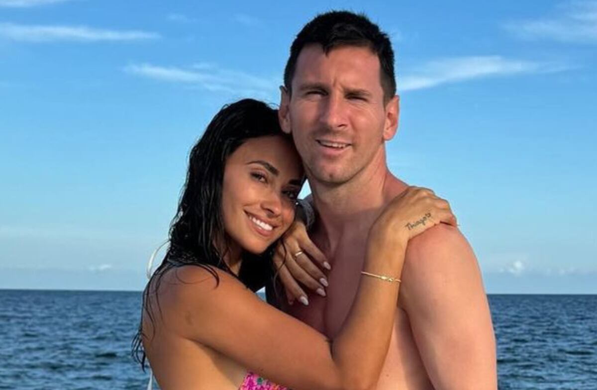 Antonela Roccuzzo y Lionel Messi, de vacaciones en Miami