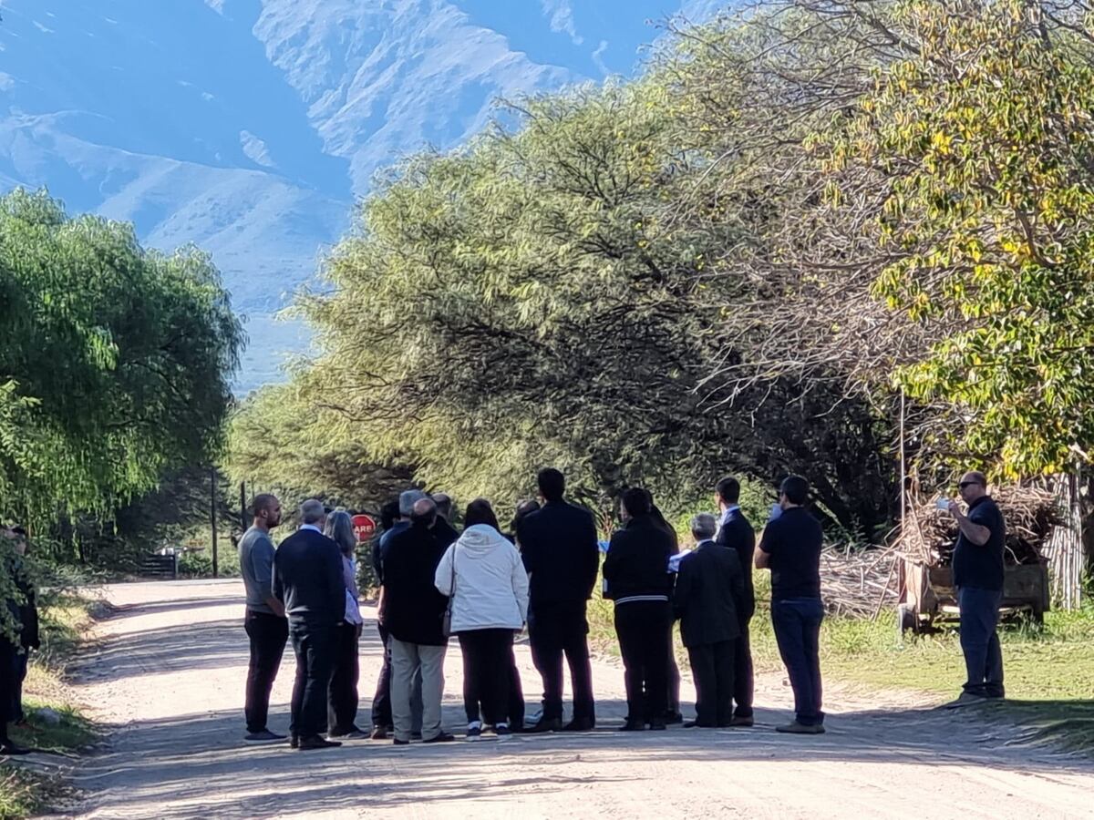 Inspección ocular en Traslasierra en el marco de la causa por el secuestro y crimen de Santiago Aguilera. (La Voz)