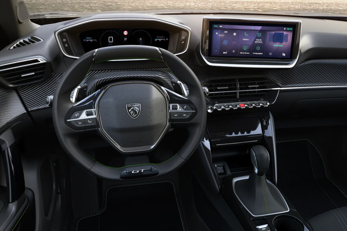 Interior del Peugeot 2008. Disponible en Avec, concesionaria de Grupo Quijada.