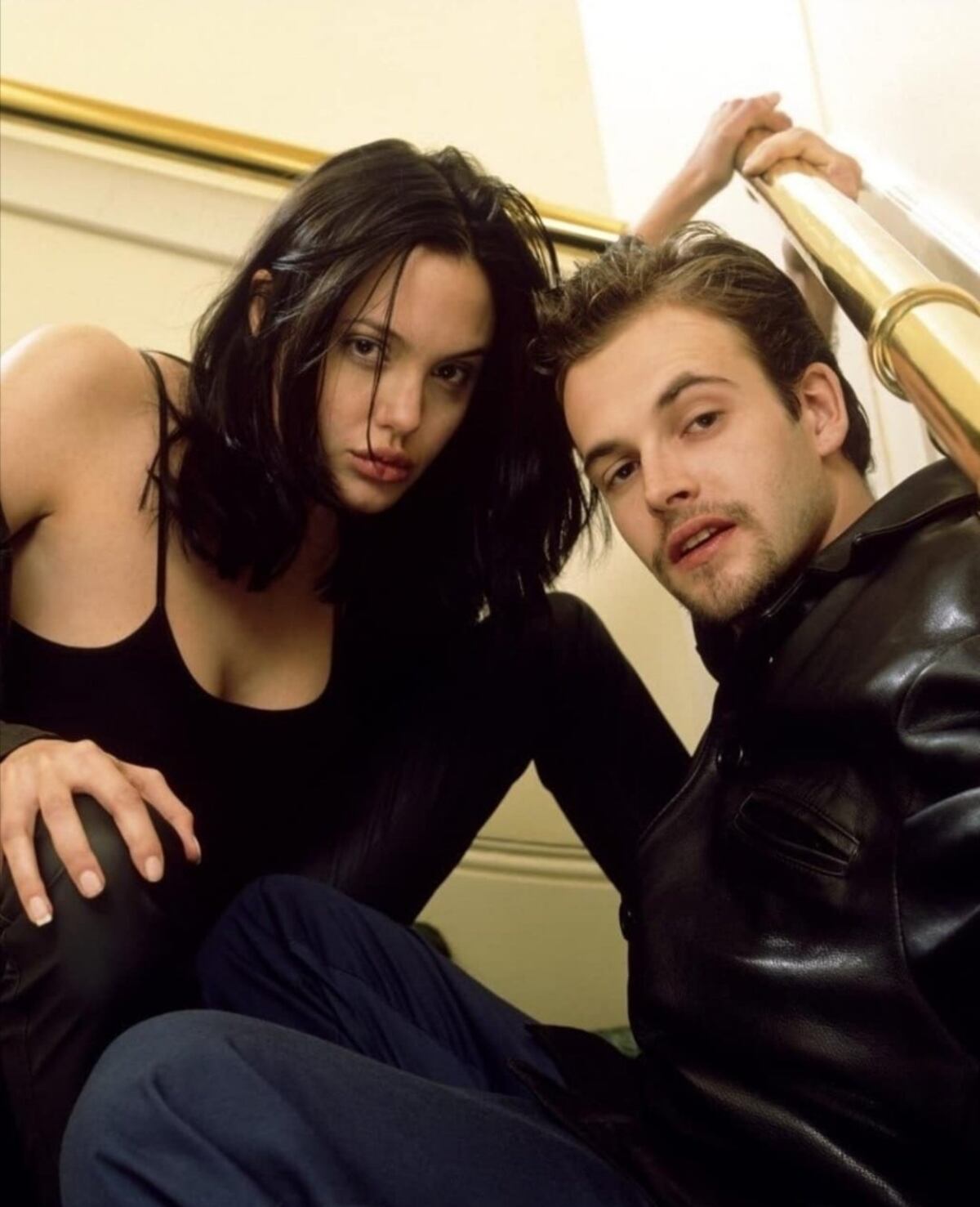 Angelina y Jonny Lee Miller, su primer marido