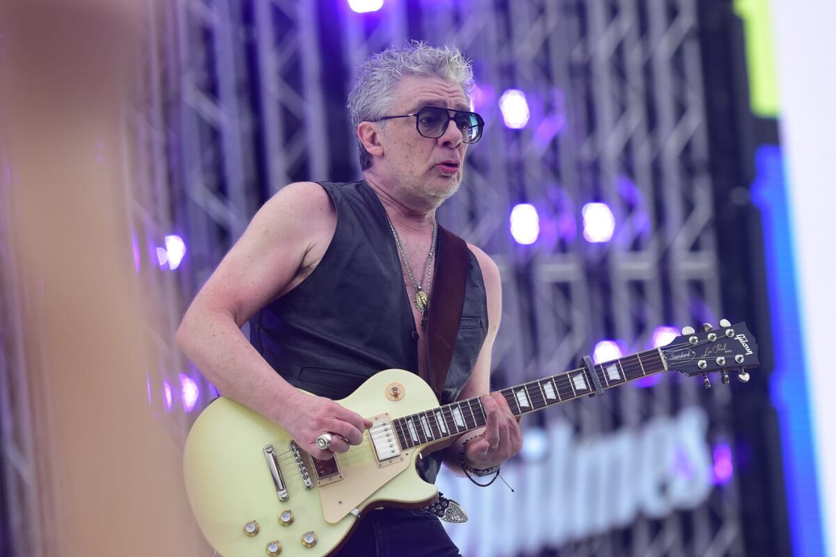 Presentación de Juanse en Cosquín Rock 2026. (Javier Ferreyra / La Voz)
