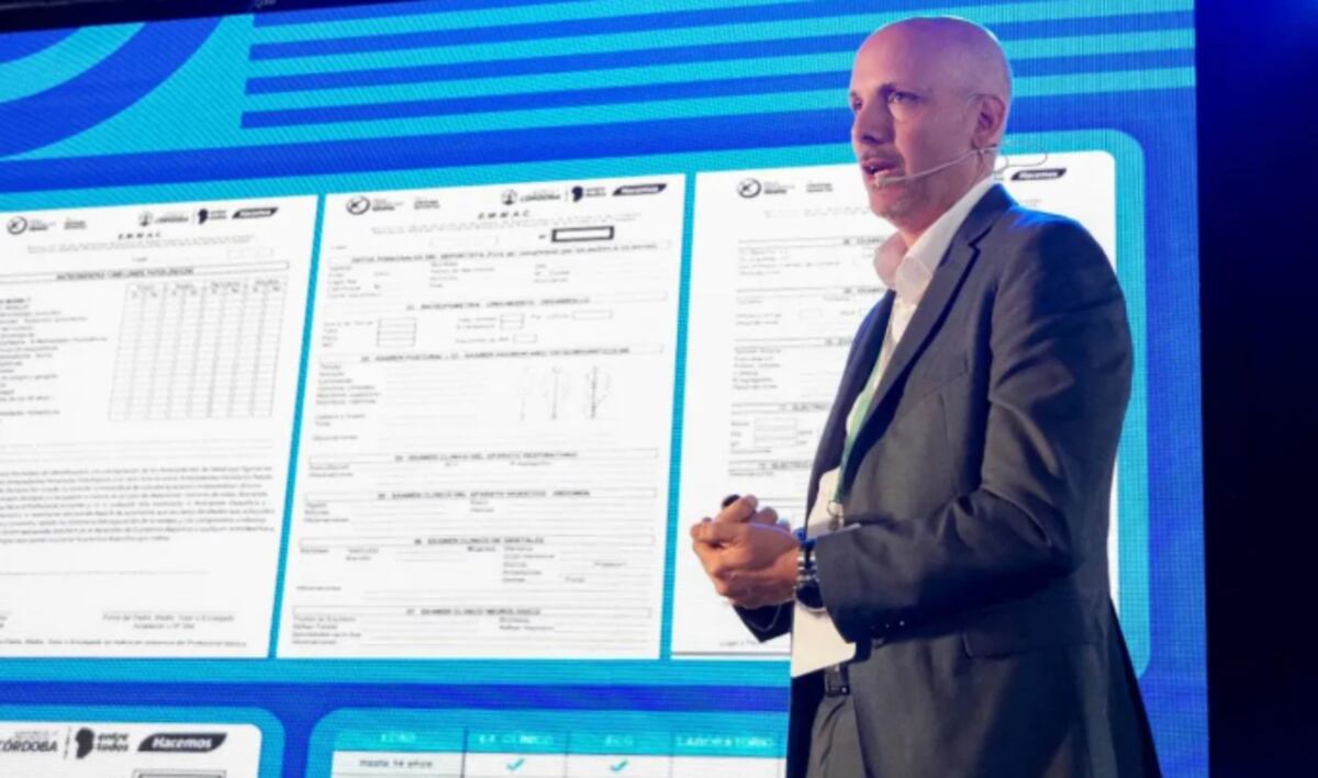 El médico Fernando Ulloque, coordinador general del Emmac en Córdoba. Además es presidente de la Sociedad de Medicina del Deporte de Córdoba (Sodemeco).