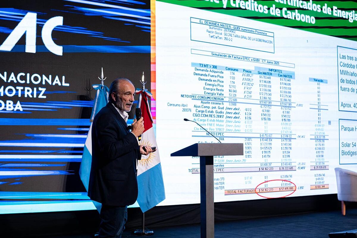 Fabián López, ministro de Infraestructura y Servicios Públicos de Córdoba.