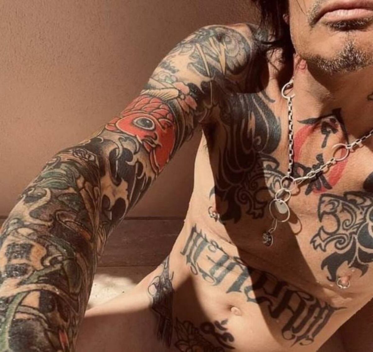 La foto que Tommy Lee subió a su cuenta de Instagram.