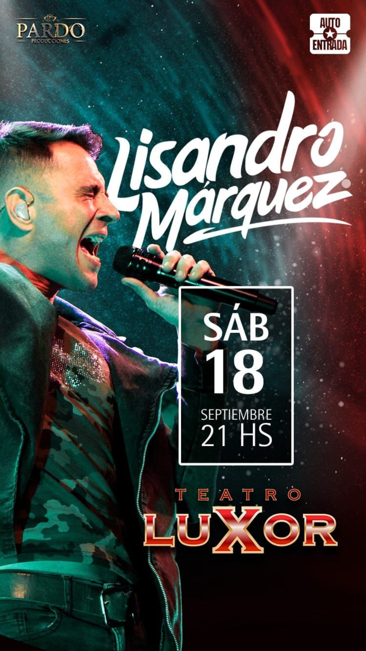 Lisandro Márquez se presentará en Villa Carlos Paz