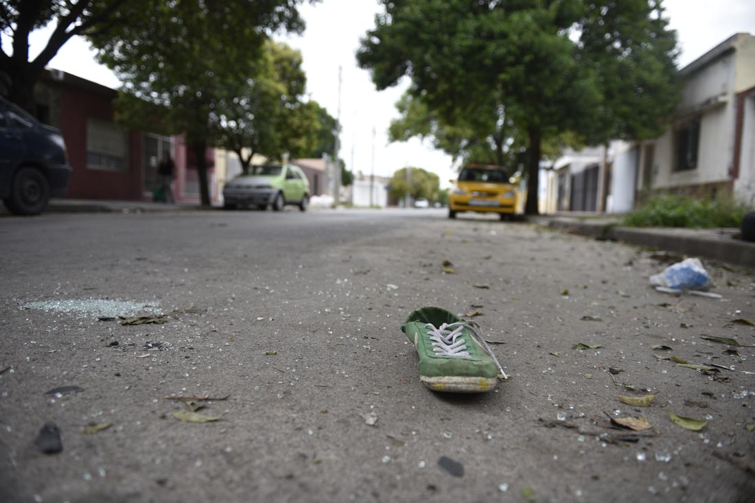 Tragedia en barrio General Bustos. (Ramiro Pereyra / La Voz)
