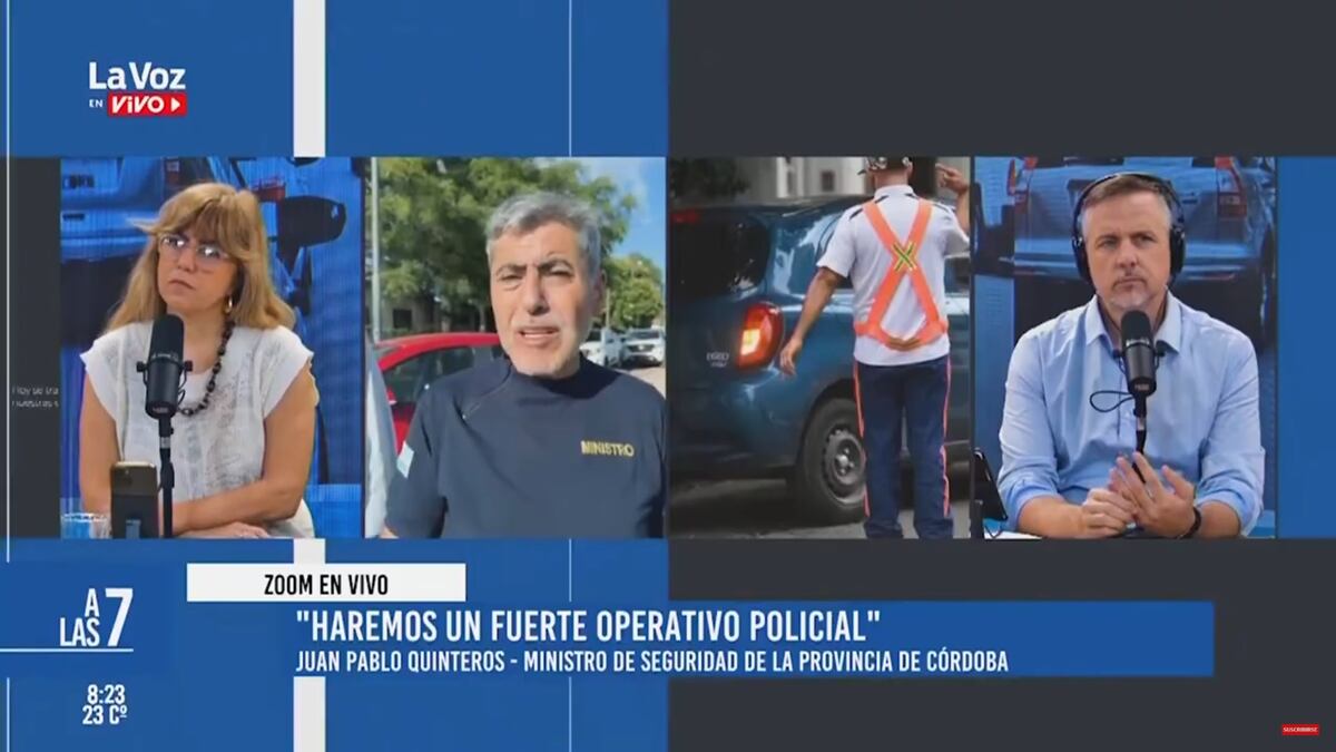 Juan Pablo Quinteros en diálogo con La Voz en Vivo.