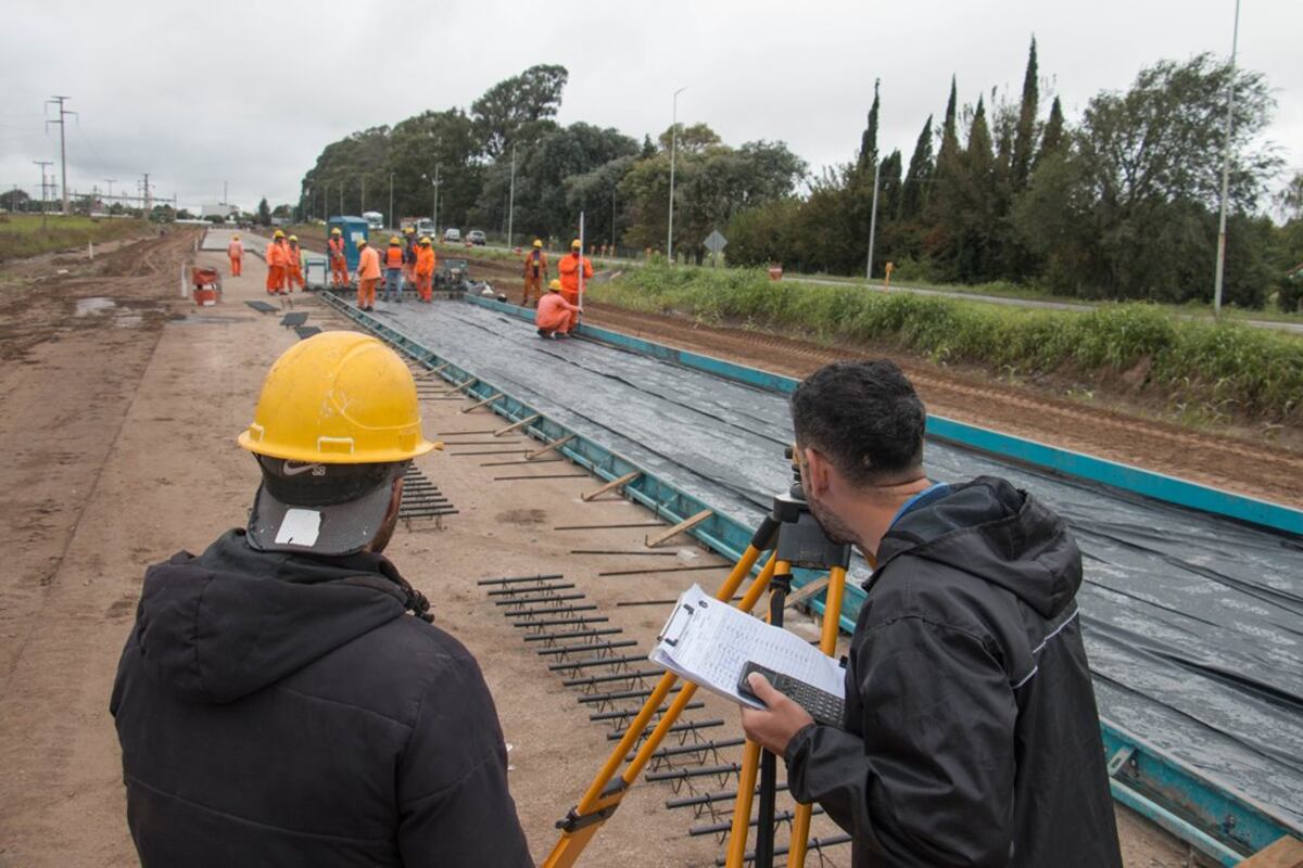 Ruta 30. Las obras que se llevan a cabo en Río Cuarto (Fotos: Prensa Gobierno).