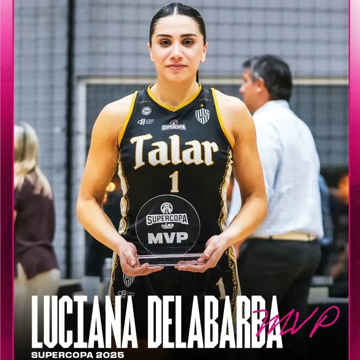 Luciana Delabarba: del año y medio sin jugar al récord histórico en la Liga Femenina. (Instagram Luciana Delabarba).
