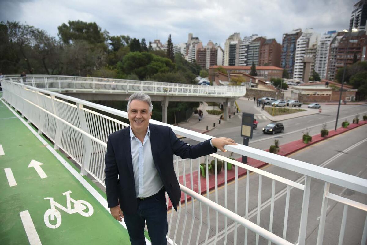 Bicisenda en altura con ultimos retoques pronta a su inauguración (Facundo Luque / La Voz)