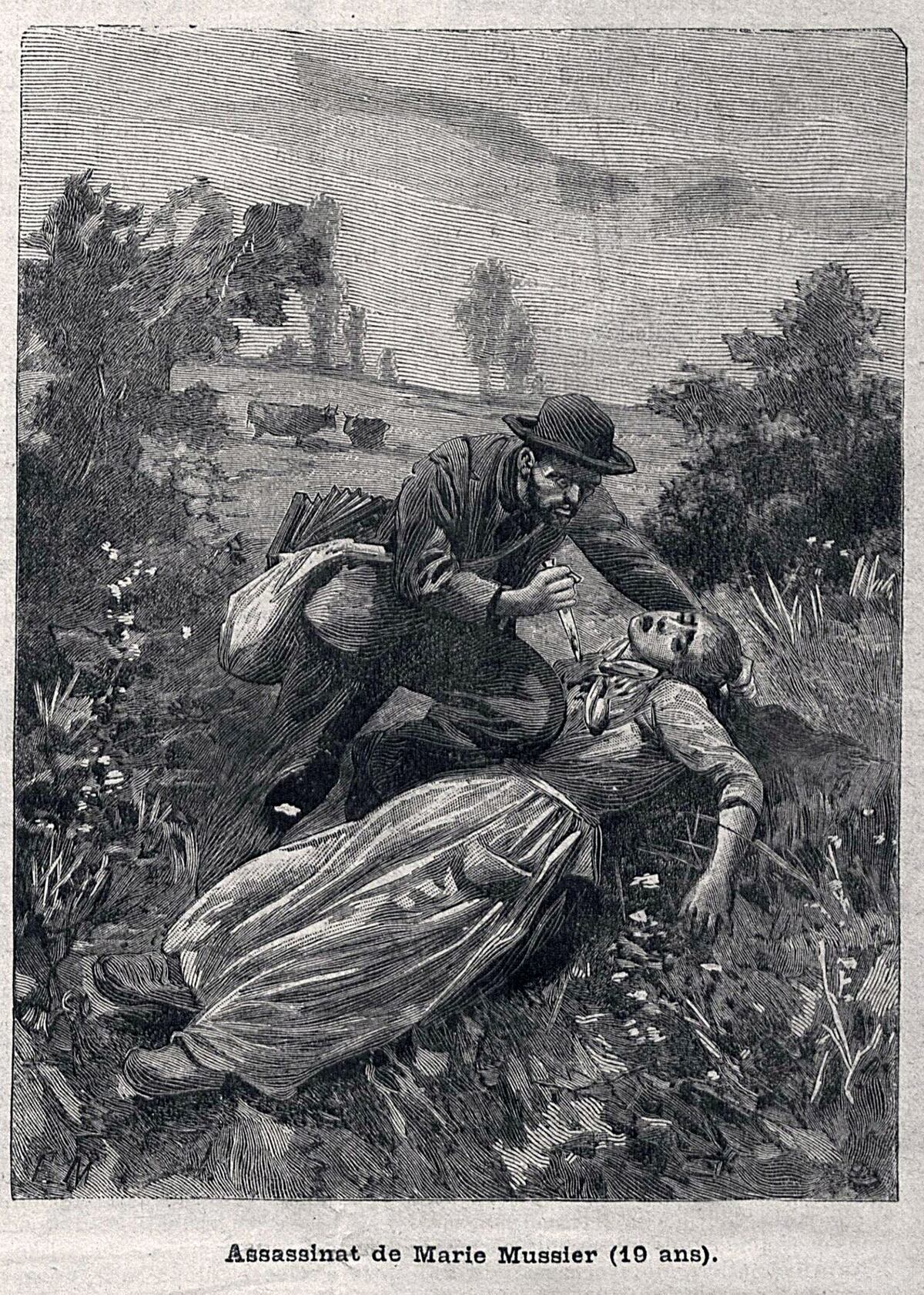 El asesinato de Marie Mussier, joven de 19 años.