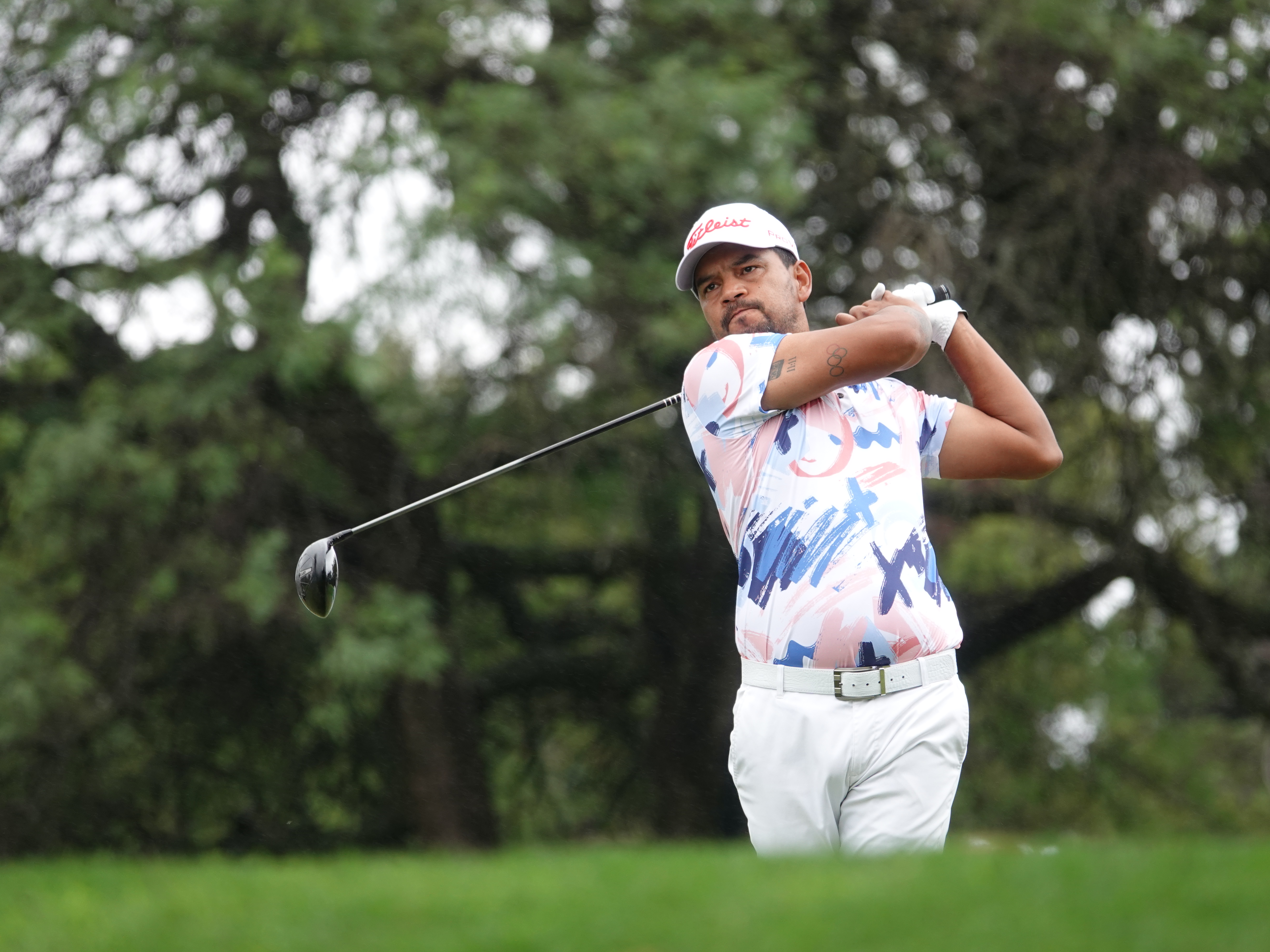 Fabián Gómez resultó el mejor argentino y el mejor latino en el 93° Abierto del Centro. (Prensa PGA Tour Americas))