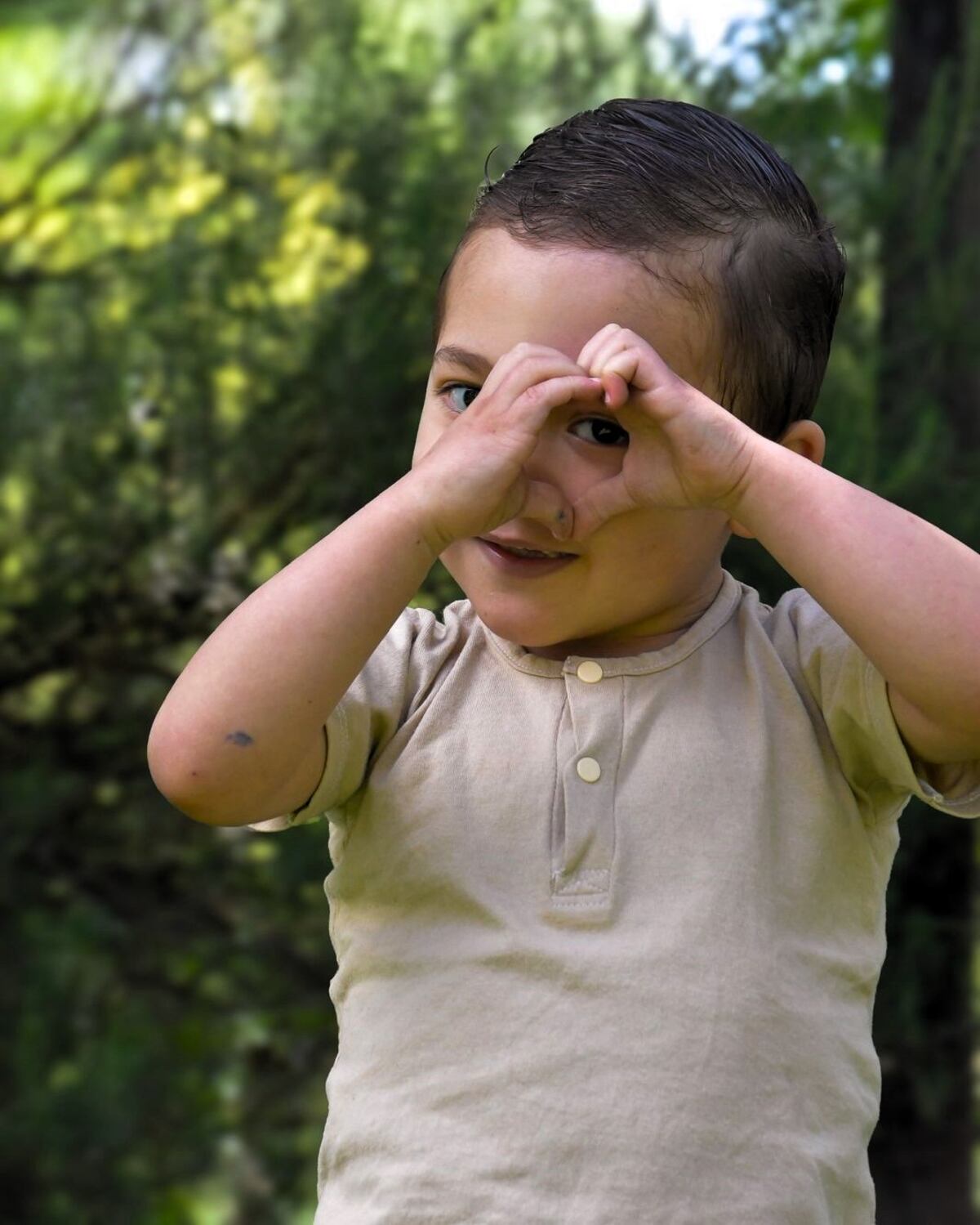 León, de 4 años. El niño de Santa Rosa de Calamuchita que recibió un trasplante de corazón. (Gentileza familiar)