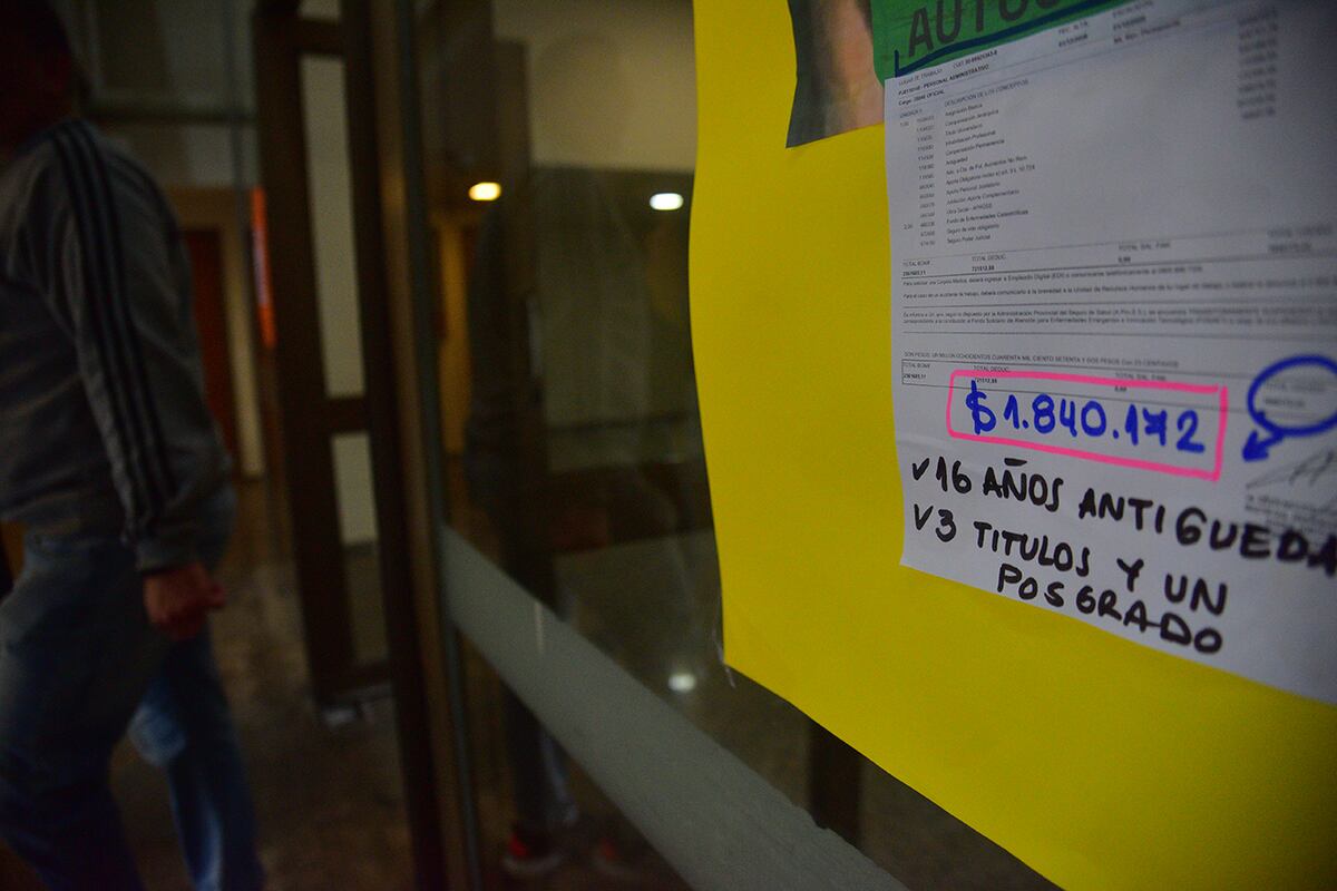 Córdoba. Paro por 38 horas de los empleados judiciales que afectará la atención en los Tribunales provinciales. (Pedro Castillo / La Voz)