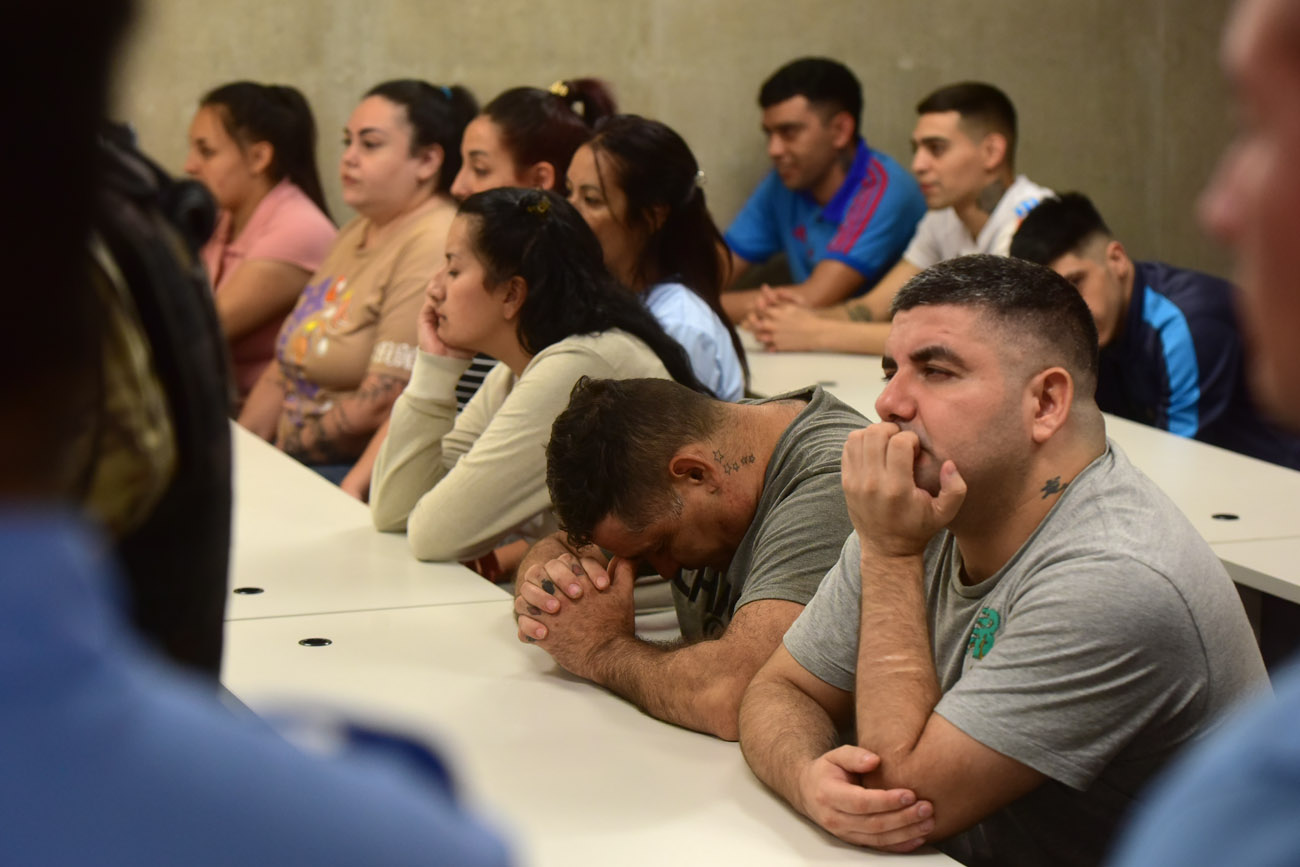 El juicio se desarrolla en la Cámara 10ª del Crimen y con fuertes medidas de seguridad. (Nicolás Bravo / La Voz)