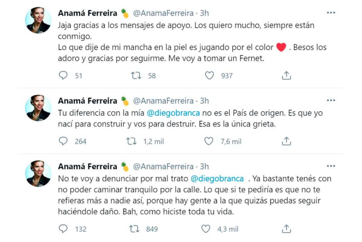(Twitter Anamá Ferreira)