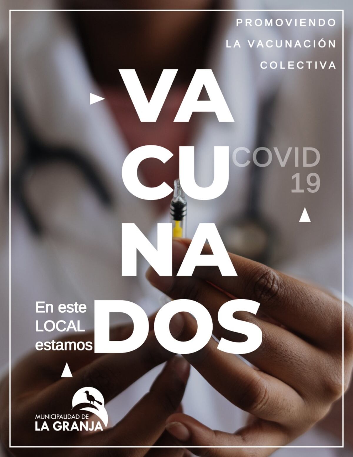 El afiche que la Municipalidad coloca en los locales comerciales que cumplen con el requisito pedido.