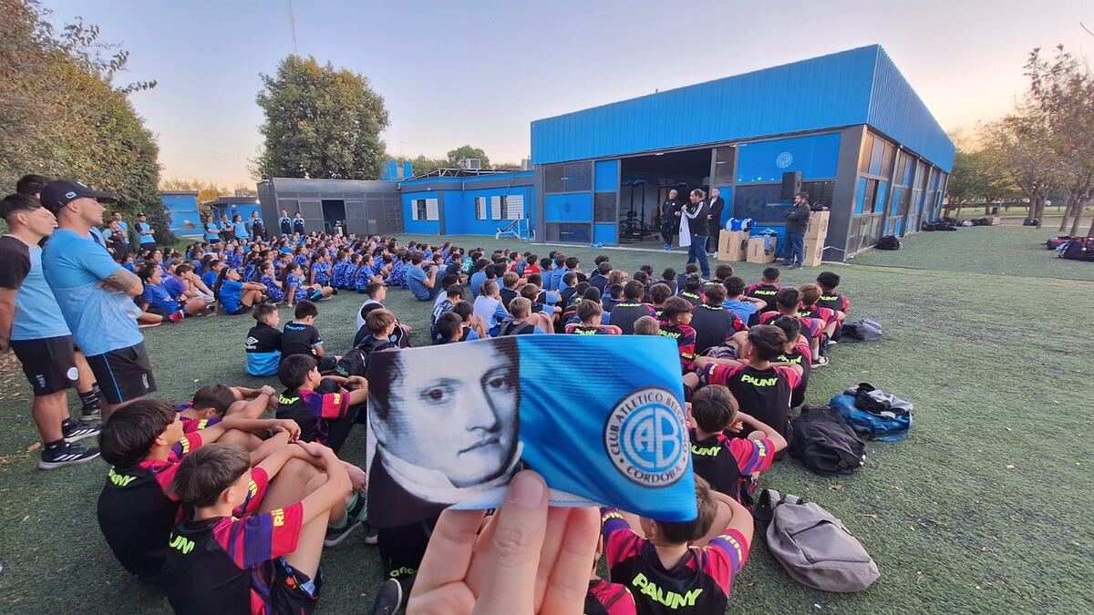 Capitanía, la actividad que organiza Belgrano todos los años para las divisiones inferiores del club. (La Voz)