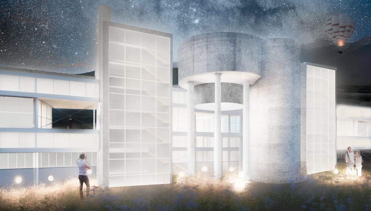 Así es el proyecto para convertir una fábrica de cal y cemento abandonada en un hotel (La Voz).
