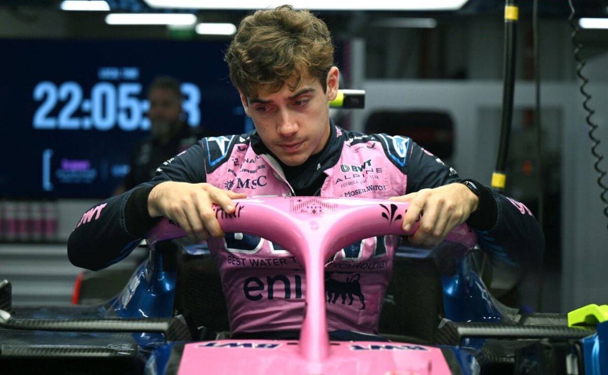 Colapinto se prepara para el GP de Singapur (Alpine)