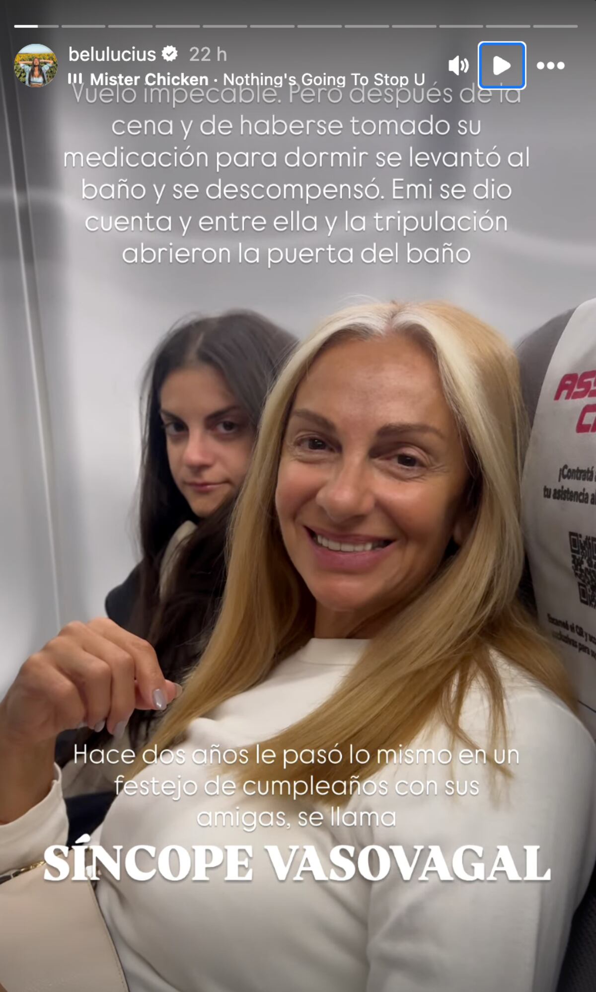Belu Lucius. Foto: captura pantalla.