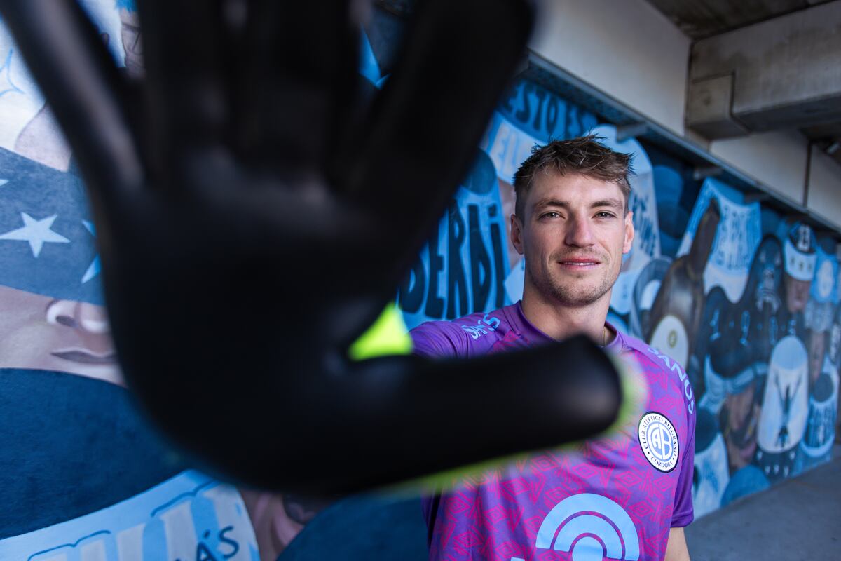 Thiago Cardozo, nuevo arquero del Pirata (Prensa Belgrano).