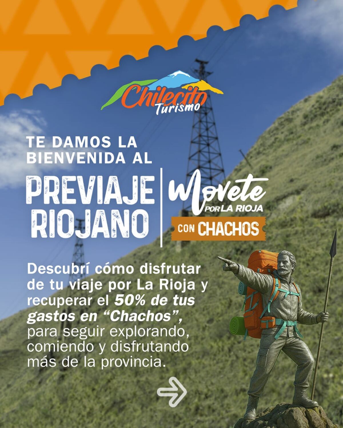 Previaje riojano, la propuesta del gobernador Ricardo Quintela para promocionar el turismo.