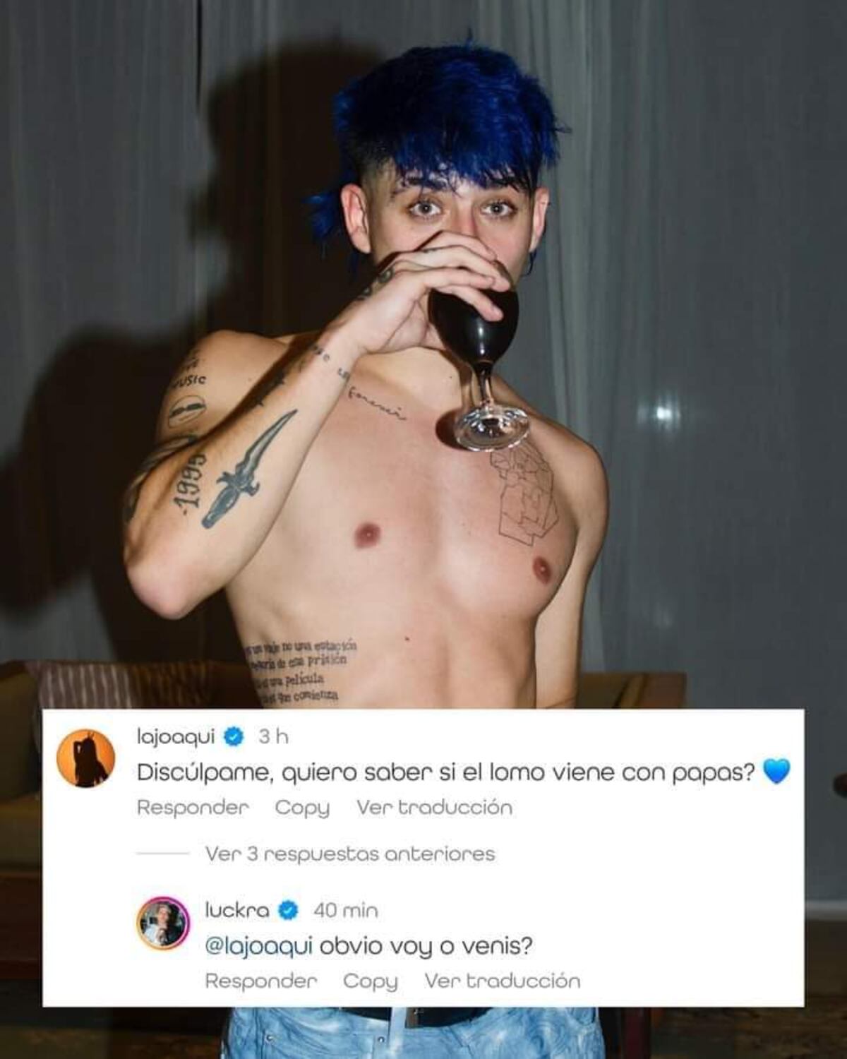 El romance de La Joaqui con Luck Ra.