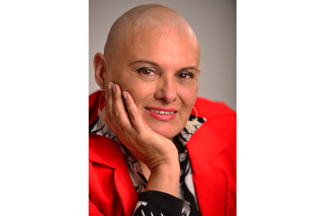 Karina Vallori, periodista cordobesa que lucha contra el cáncer de mama. (Nicolás Bravo / La Voz)