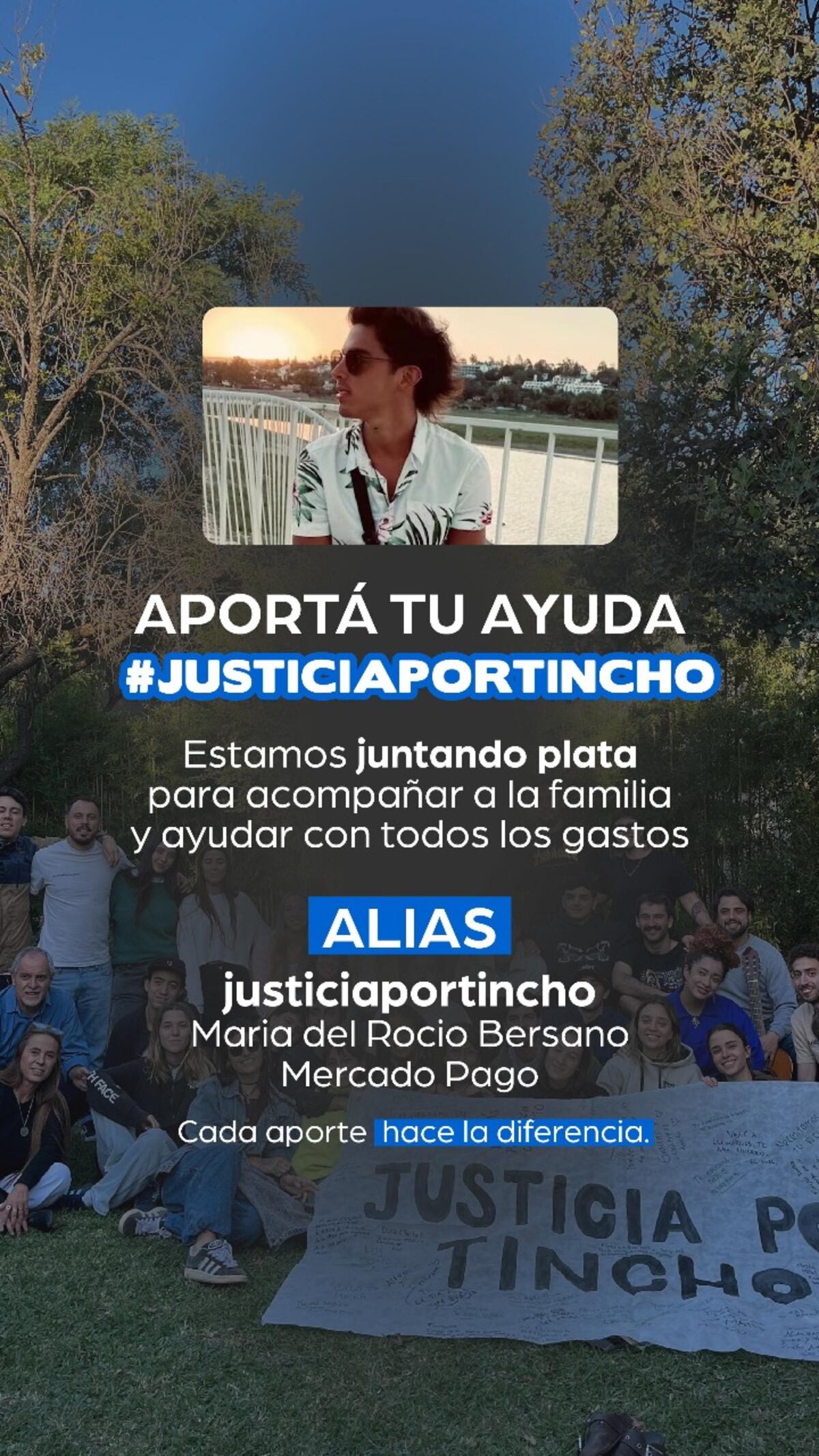 Caso Martín Cáceres: a cuatro meses del ataque, sus amigos realizan una colecta para cubrir los gastos médicos