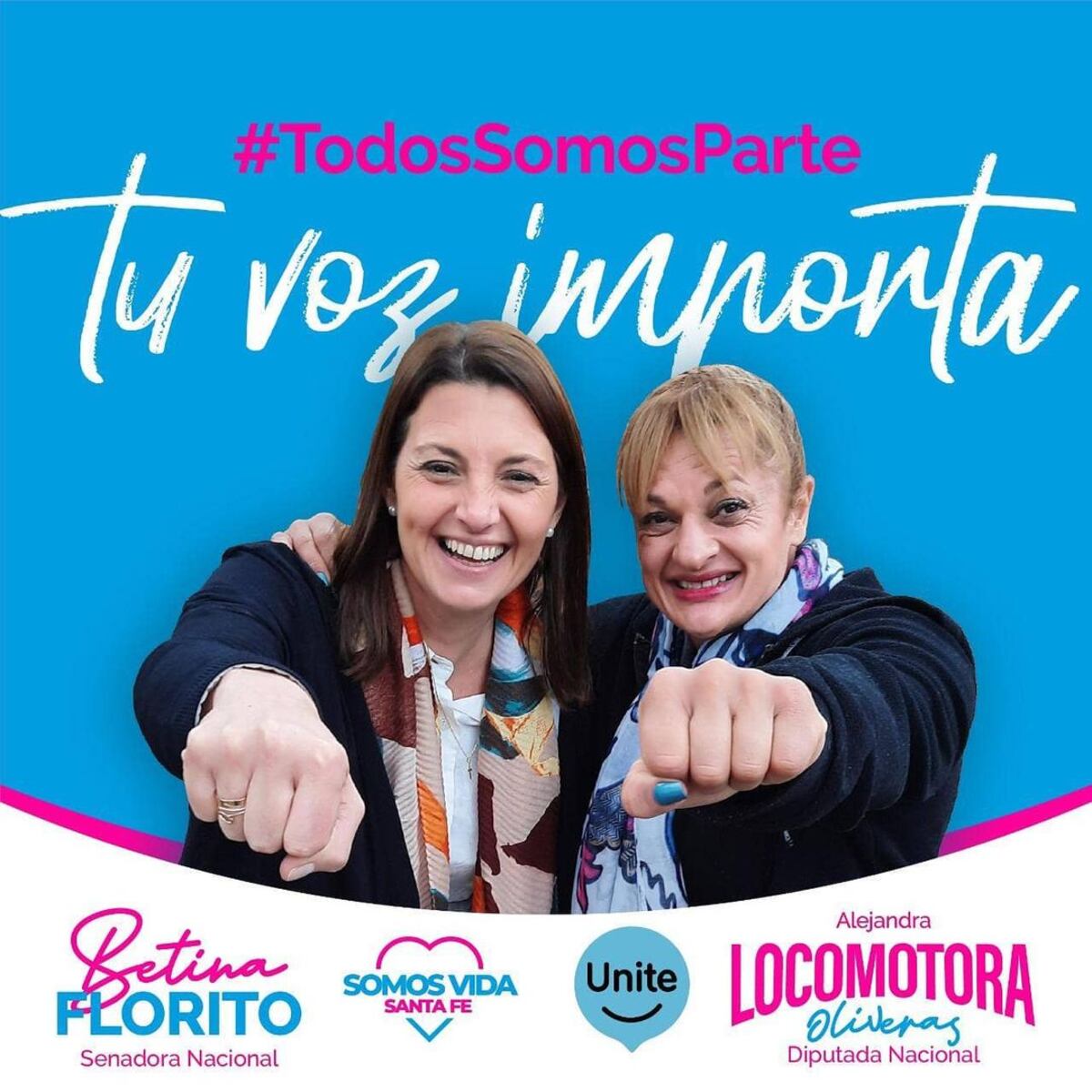 Alejandra “Locomotora” Oliveras. Precandidata a diputada por Santa Fe.