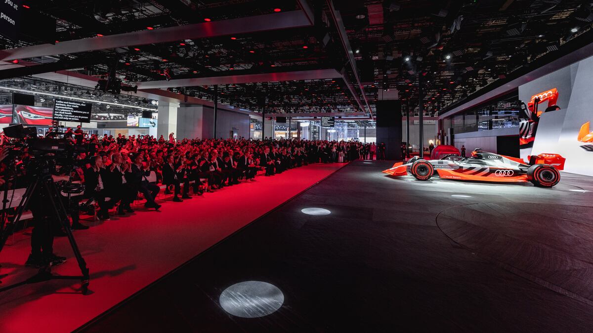 La marca alemana presentó en China su programa de F1 y develó grandes avances logrados en poco tiempo. (Prensa Audi Sport)