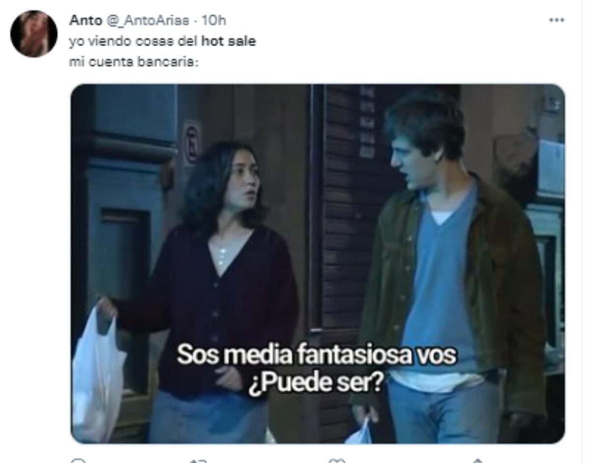 Soñando con comprar. El "meme" más exitoso del Hot Sale.
