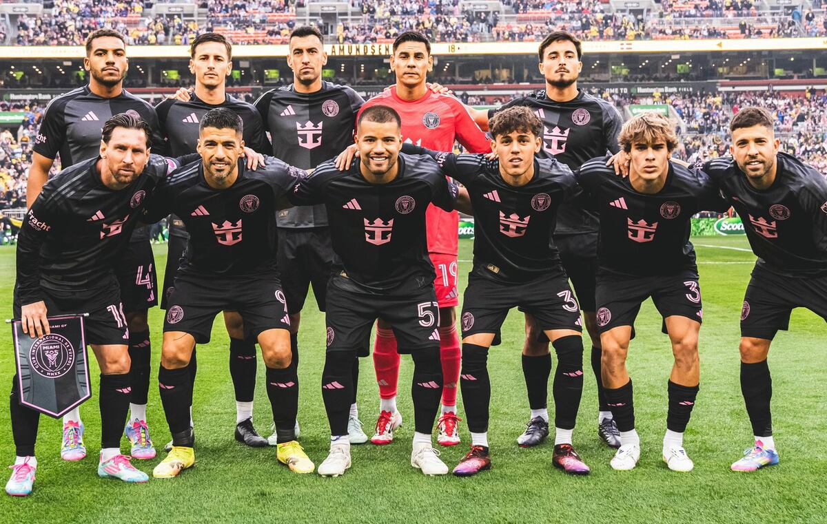 La formación del Inter Miami de este sábado. (Prensa Inter Miami).