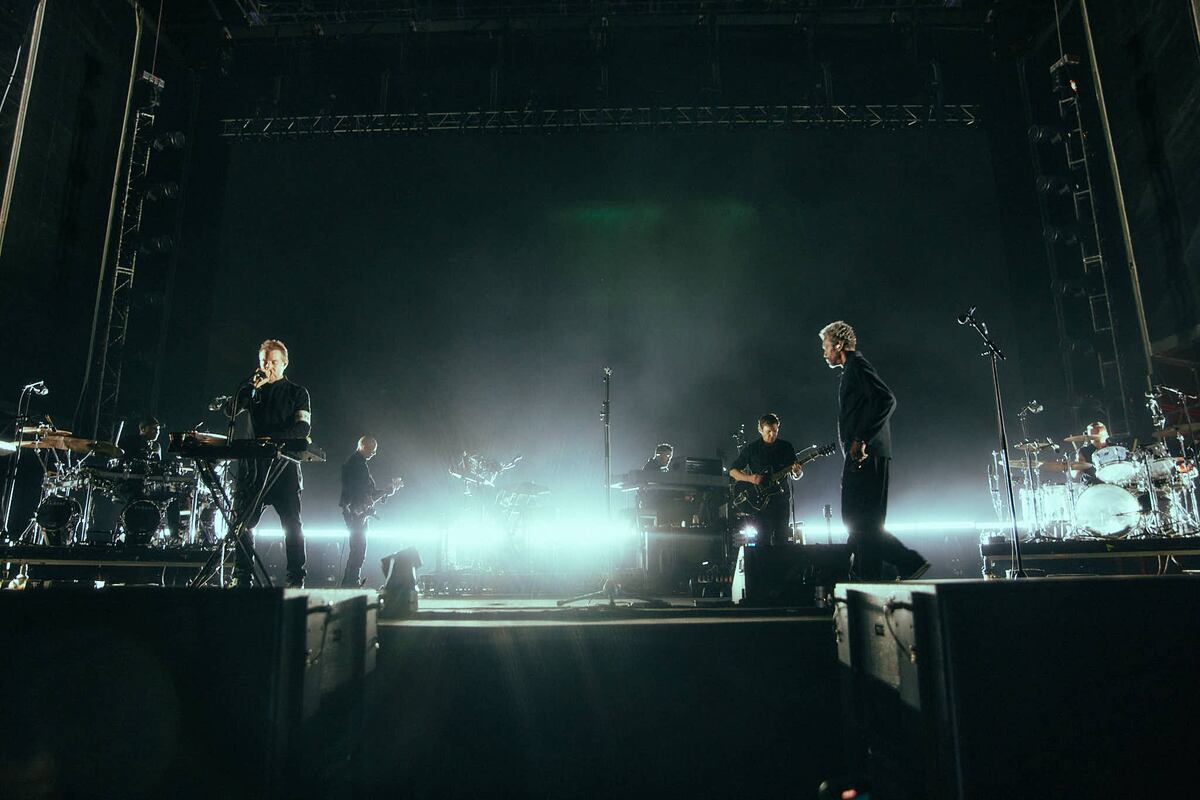 Massive Attack, muy flasheante durante su paso por Music Wins. (Gentileza Lady Miru)