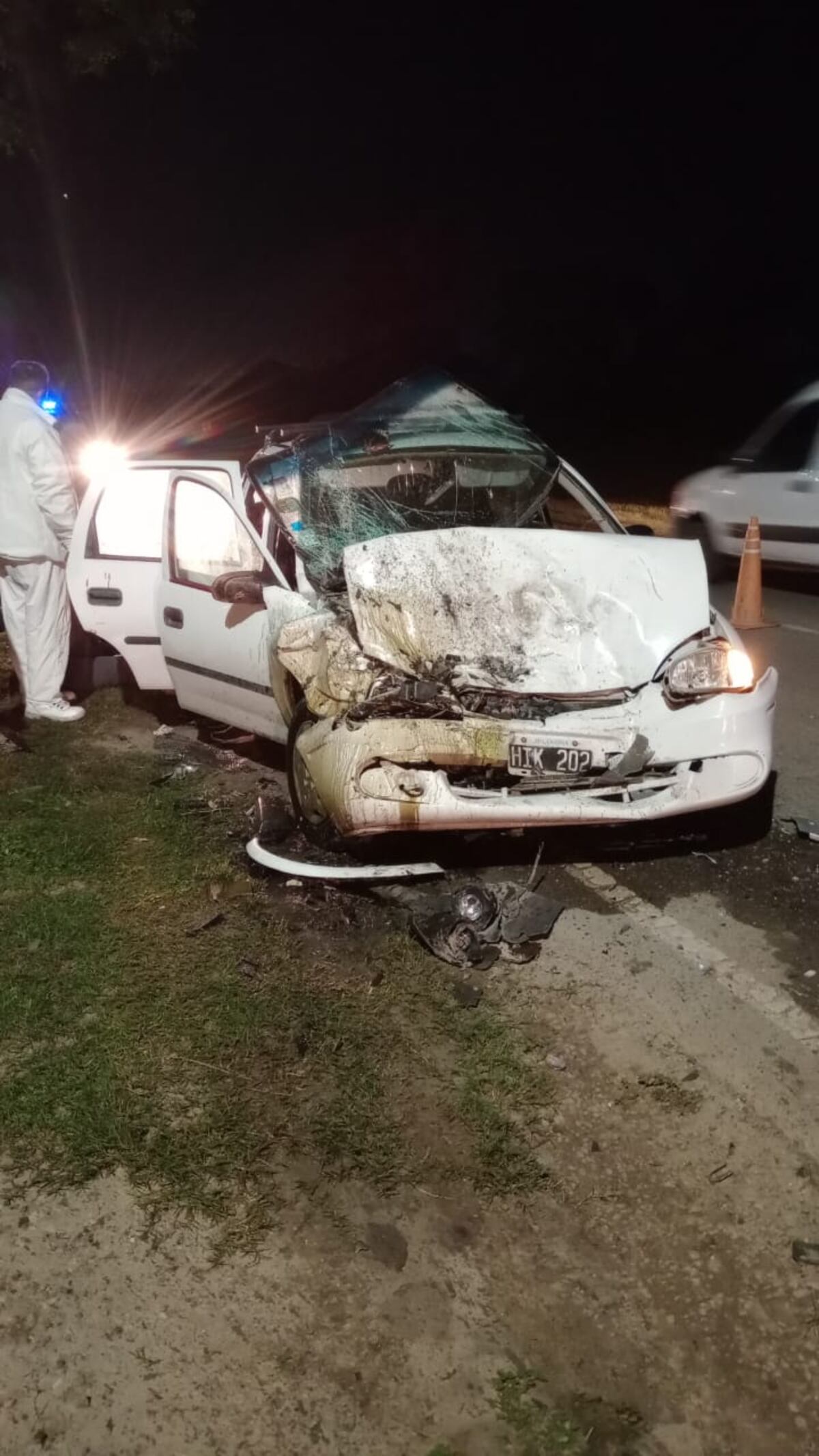 Choque muy fuerte en Córdoba. (Policía)
