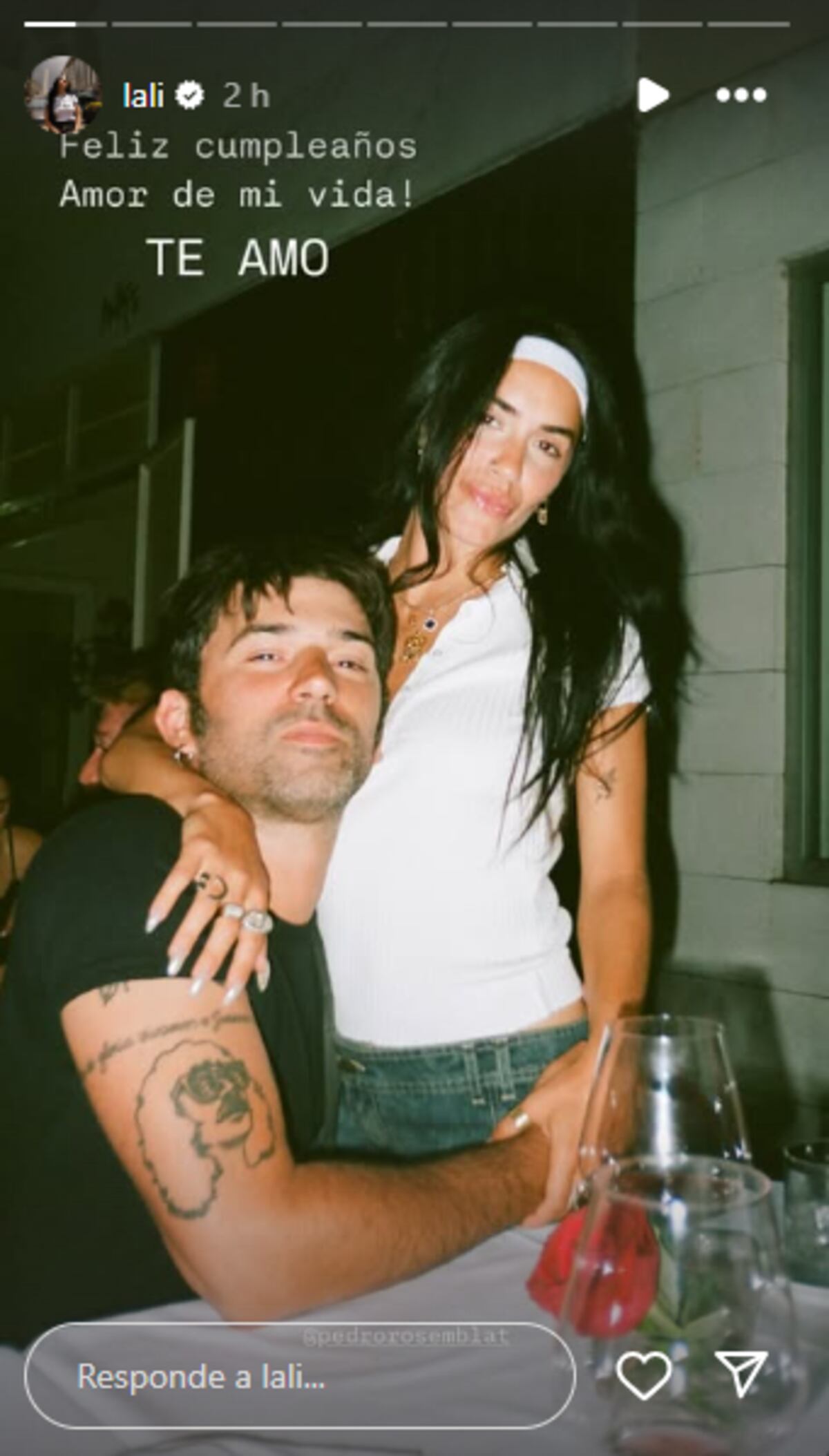 Lali saludó a Pedro Rosemblat por su cumpleaños con un dulce saludo. (Foto: Instagram Lali)