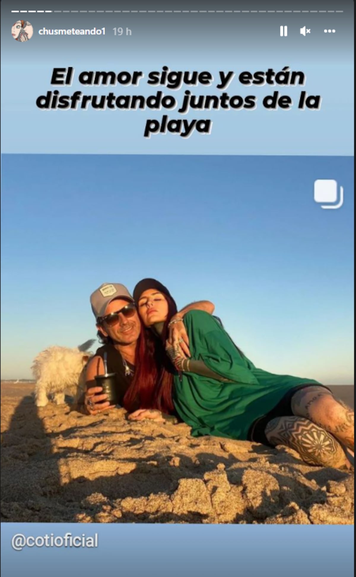 Cande y Coti juntos en Punta del Este