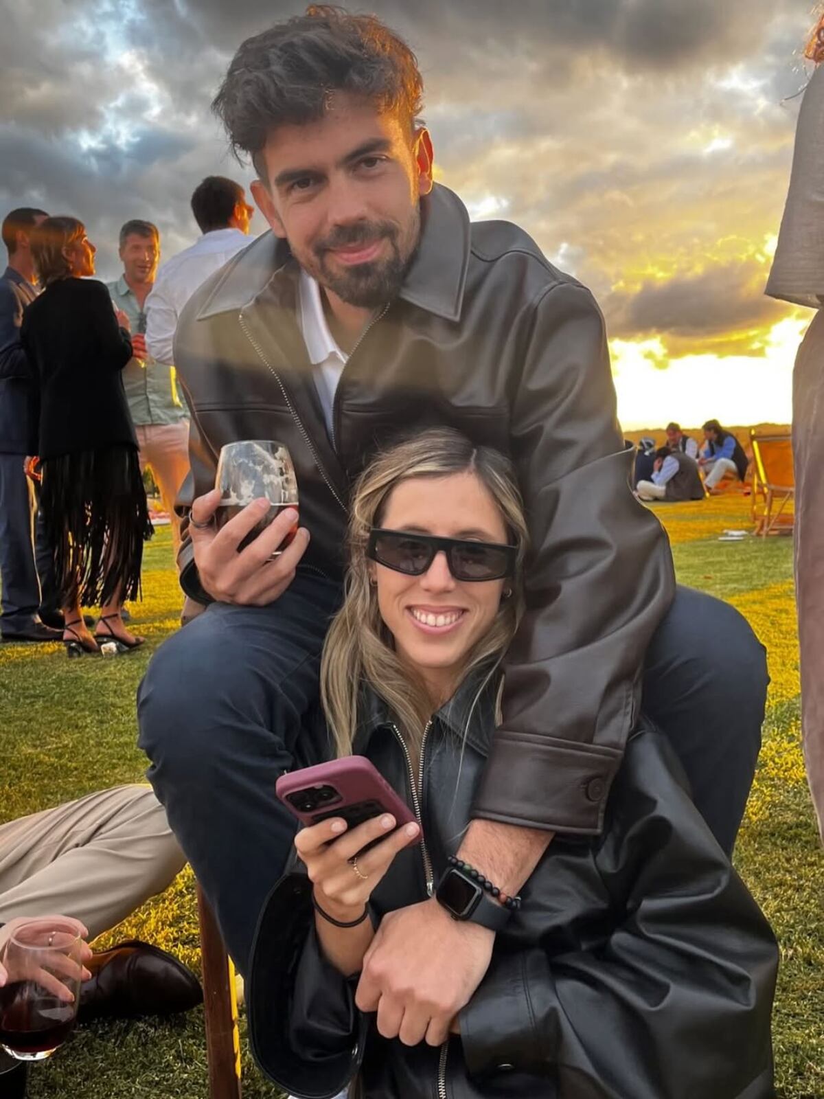 Clara Sarkany y su esposo Santiago Vázquez (Instagram de Clara Sarkany)