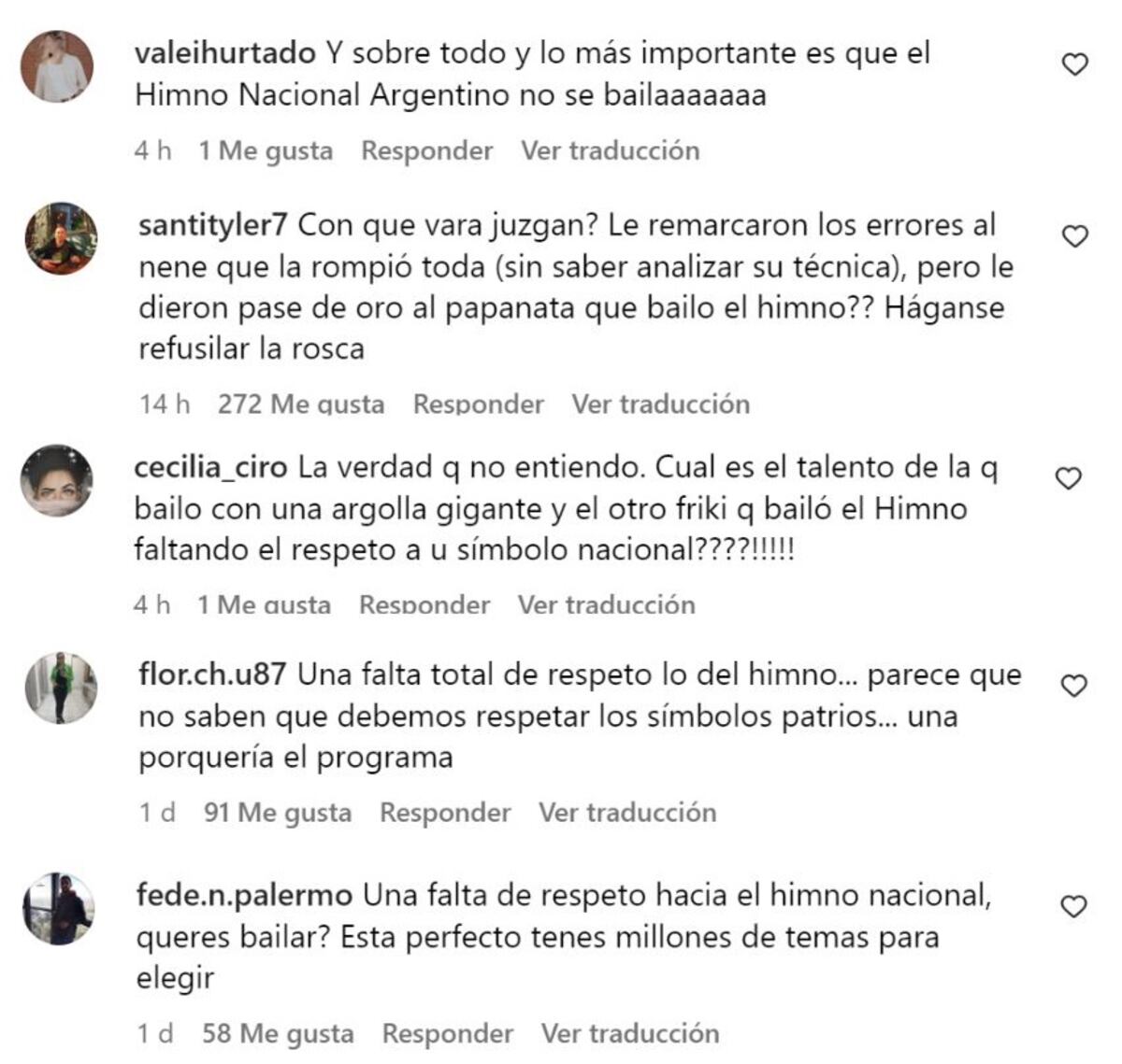 Un joven bailó el Himno Nacional en Got Talent Argentina y causó revuelo en Instagram (Capturas de pantalla)